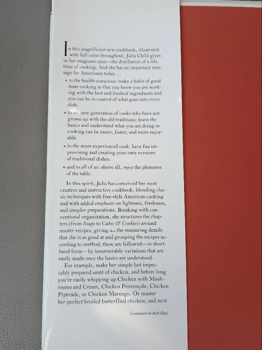 Julia Child’s The Way To Cook Cookbook